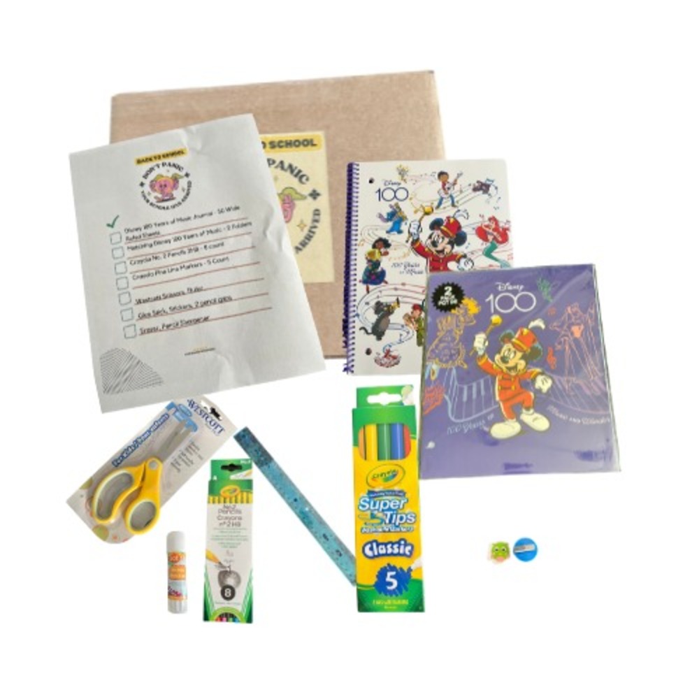 Kids School Supplies Kit For Elementary Home School Essentials 25 Pieces